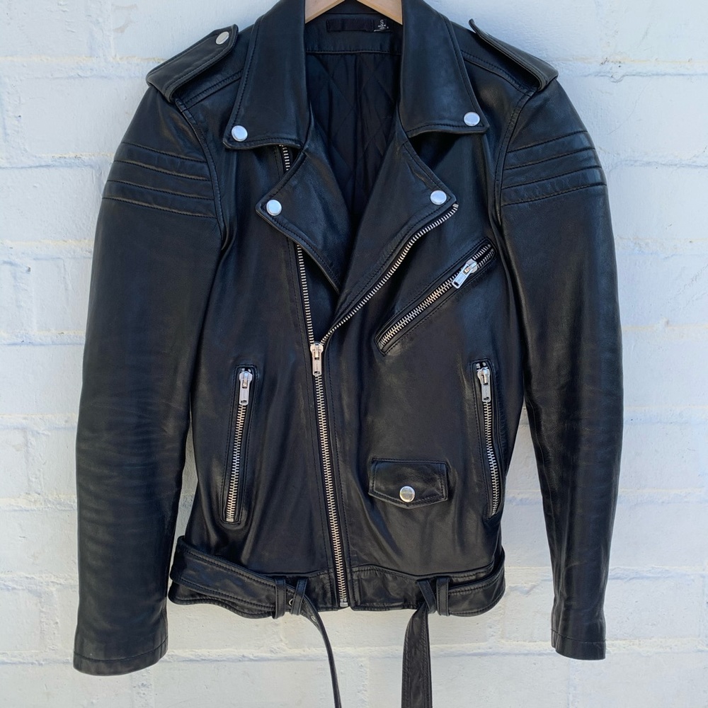BLK DNM Moto Leather Jacket